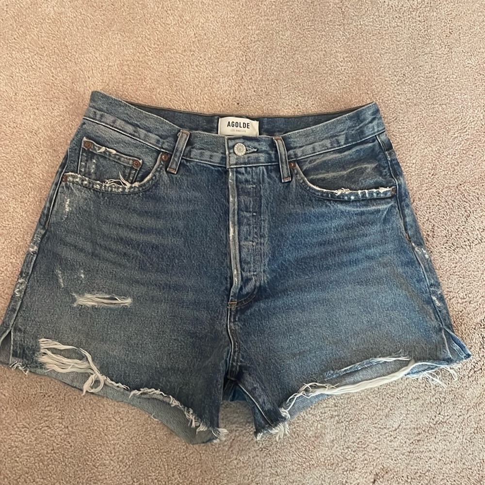 Agolde Distressed Jean short